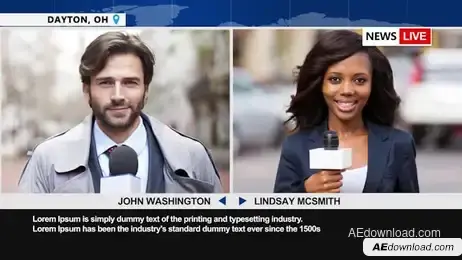 News Graphic Pack 4K Freebies template preview