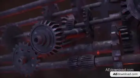 Old Gears Logo Freebies template preview