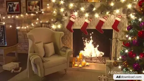 Old TV Winter Slideshow Freebies template preview