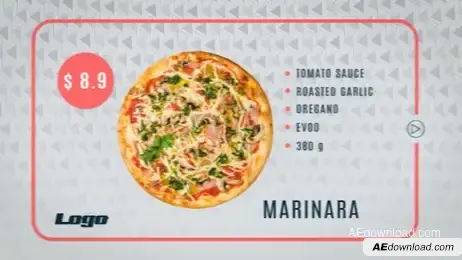 Online Restaurant Freebies template preview