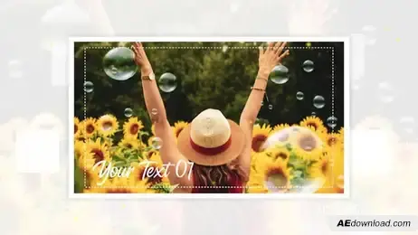 Photo Album Slideshow Freebies template preview