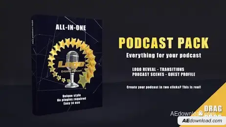 Podcast Pack Freebies template preview