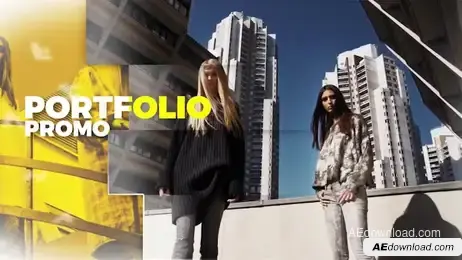 Portfolio Promo Freebies template preview