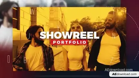 Portfolio Showreel Freebies template preview
