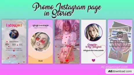 Promo Instagram Page In Stories Freebies template preview