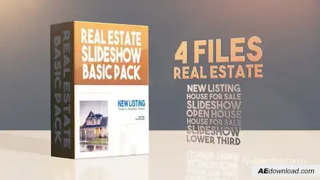 Real Estate Slideshows Basic Pack Freebies template preview