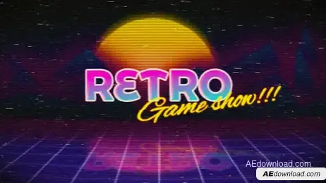 Retro Logo Reveal Freebies template preview