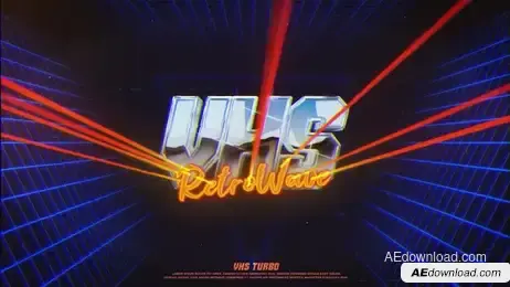 Retro VHS Logo Freebies template preview