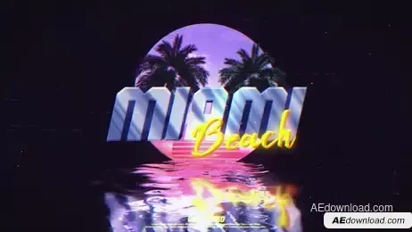 Retro Wave Logo Freebies template preview