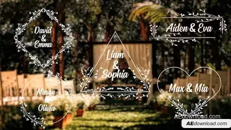 Romantic Titles Freebies template preview