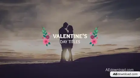 Saint Valentine Titles Freebies template preview