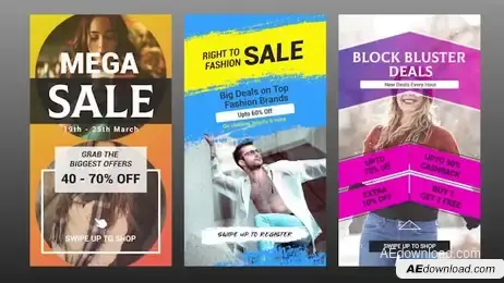 Sales Instagram Stories Freebies template preview