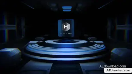 Sci-fi Logo Reveal Freebies template preview
