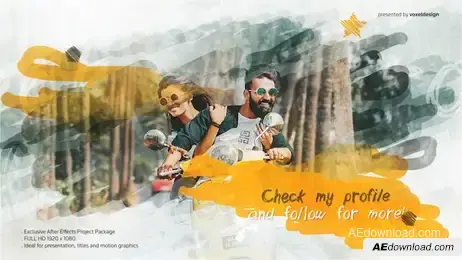 Scribble Show Title Freebies template preview