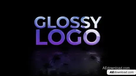 Simple Glossy Logo Reveal Freebies template preview