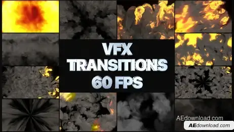Smoke Burst VFX Transitions Pack Freebies template preview