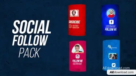 Social Follow Freebies template preview