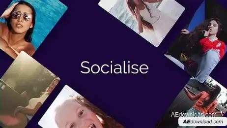 Socialize Freebies template preview