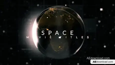 Space Movie Titles Freebies template preview