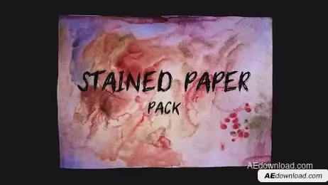 Stained Paper. Logo And Titles Freebies template preview