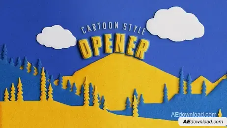 Stop Motion Cartoon Opener Freebies template preview