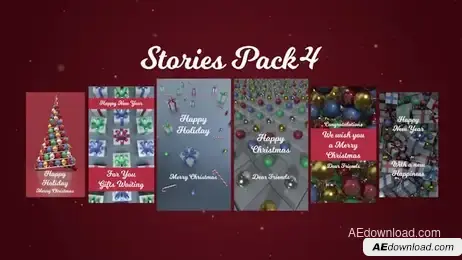 Stories Pack 4: Christmas Freebies template preview
