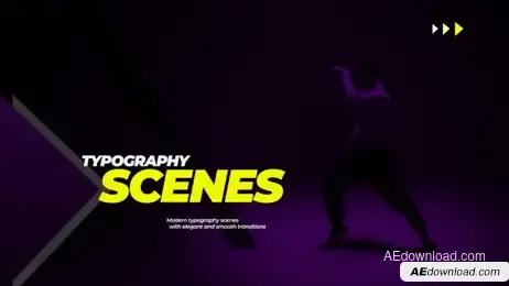 Stylish Typo Scenes Freebies template preview