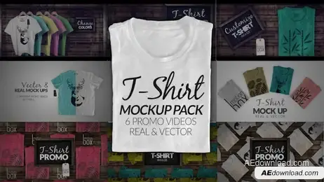 T-Shirt Mock Up Promo Pack 4K Freebies template preview