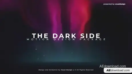 The Dark Side Titles Freebies template preview