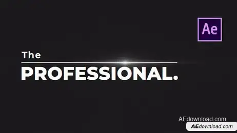 The Professional | Cinematic Credits Freebies template preview