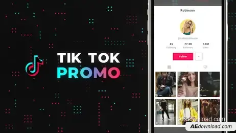 Tik Tok Promo Freebies template preview