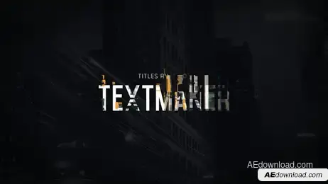 Titles Animator - Digital Glitch Freebies template preview
