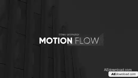 Titles Animator - Motion Flow Freebies template preview
