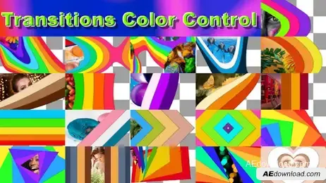 Transitions Color Control Freebies template preview