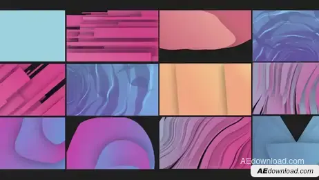 Trendy Shape Transitions Freebies template preview