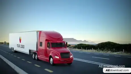 Truck Logo Reveal Freebies template preview