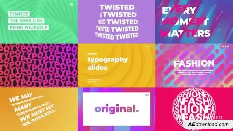 Typo Slides Freebies template preview