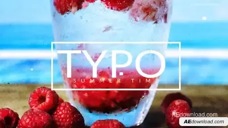 Typo Summer Opener Freebies template preview