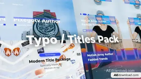 Typo / Titles Pack Freebies template preview