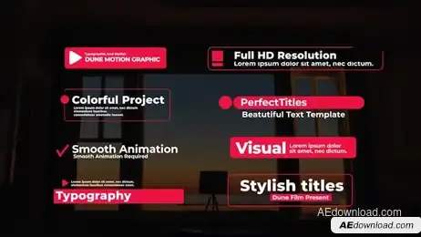 Typographic And Stylish Titles Freebies template preview