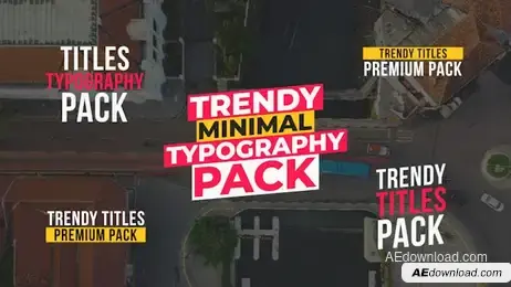 Typography And Titles Pack Freebies template preview