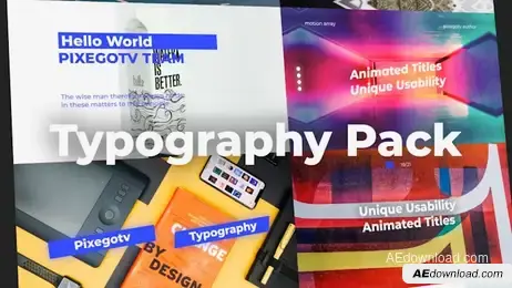 Typography Pack Freebies template preview