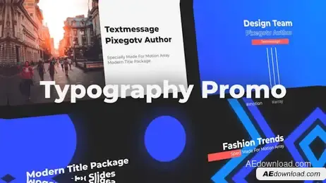 Typography Promo Freebies template preview