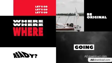 Typography Stomp Opener | 2 In 1 Freebies template preview