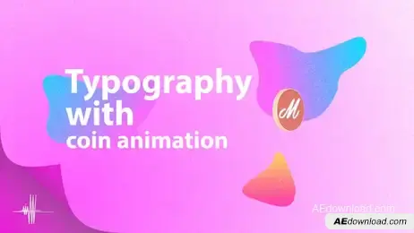 Typography With Coin Freebies template preview