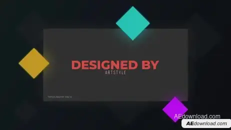 Unique Typography Scenes Freebies template preview