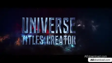Universe Titles Creator Freebies template preview