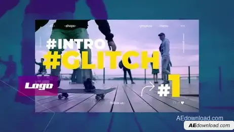 Urban Glitch Promo Freebies template preview