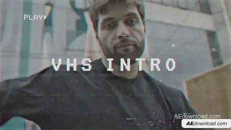 VHS Intro Freebies template preview