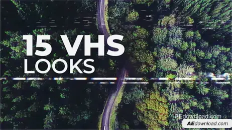 VHS Looks Effects Freebies template preview